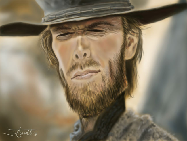 Clint Eastwood By Jimmy Carroll